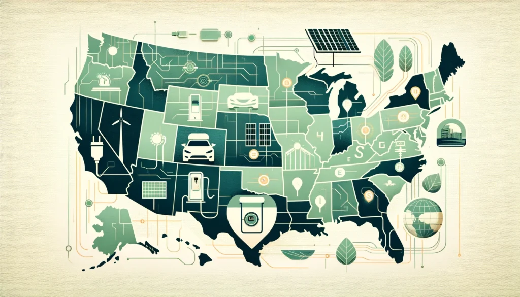 top 5 states for electric vehicles